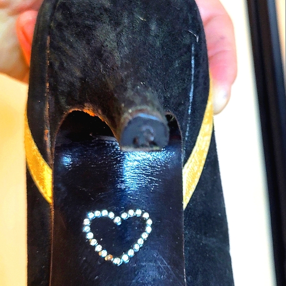 BETSEY JOHNSON Cross Strap SHORT HEEL Stiletto MARY JANE DANCE PUMPS 🩰BEAUTIFUL - Picture 11 of 16